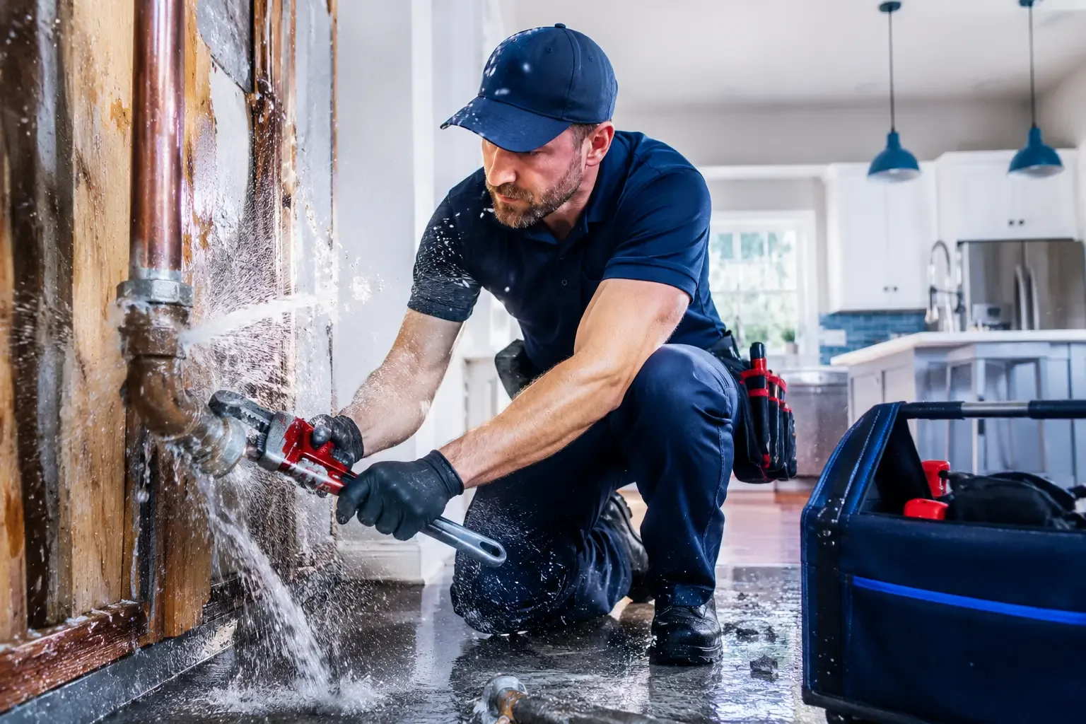 Local emergency pipe repair professionals in Melcroft, PA